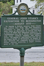 Charlestown, NH - Sign - John Stark Expedition 